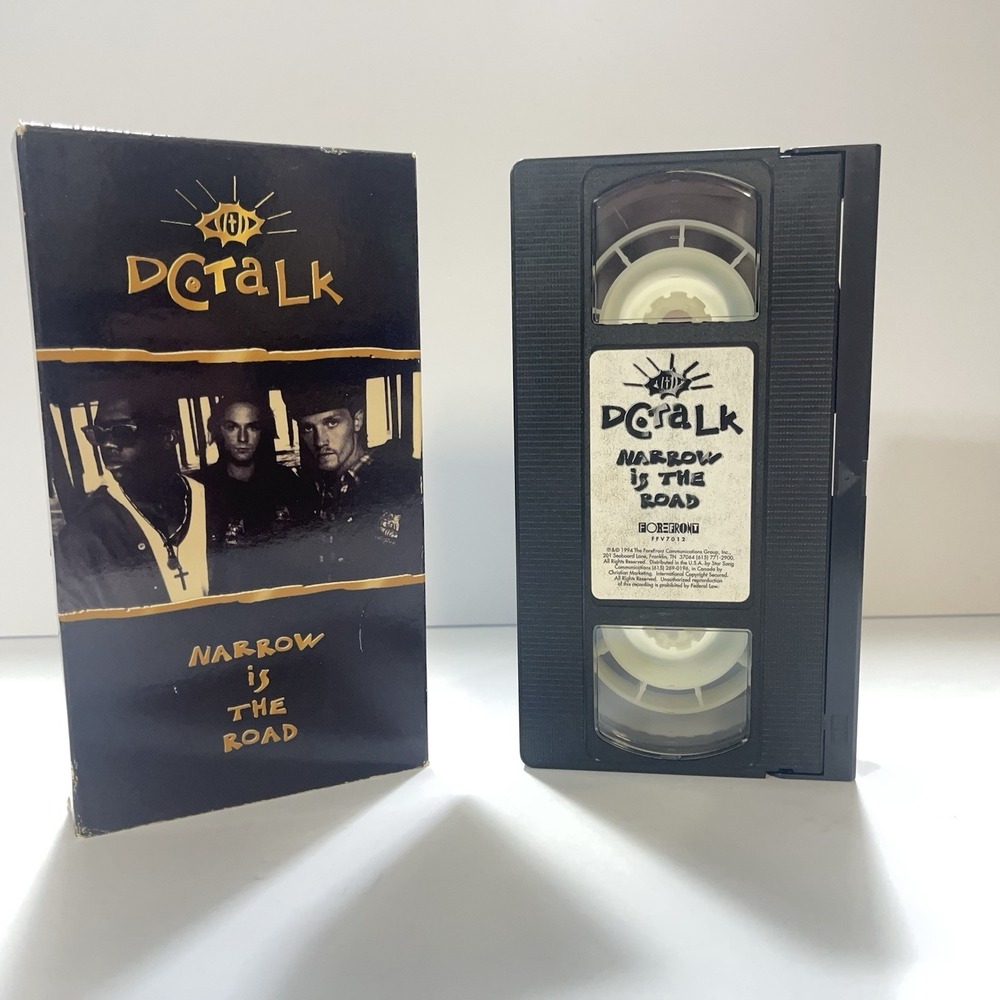 DC Talk – Narrow Is‎ The Road (1994) US VHS Very Good Plus Toby Mac
